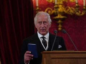 Supporting image for story: King Charles III is proclaimed to the nation as new head of state
