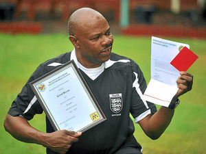 Supporting image for story: Bilston referee misses out on long service award