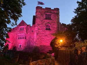 Supporting image for story: Tamworth Castle put in the spotlight with stunning effects