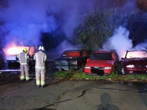 Supporting image for story: Arson attack on four vehicles parked in West Bromwich