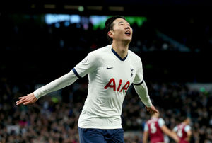 Tottenham Hotspur's Son Heung-min celebrates