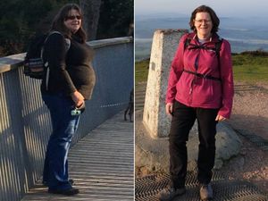 Supporting image for story: Telford super slimmer's final Wrekin charity walk 