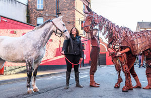Silver meets Joey with Hippodrome Chief Executive and Artistic Director, Fiona Allan