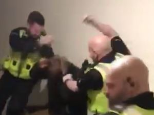 Supporting image for story: West Midlands Police refers itself to watchdog over viral 'restraint' video