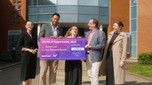 Heathrow presenting IBiotech with grant 