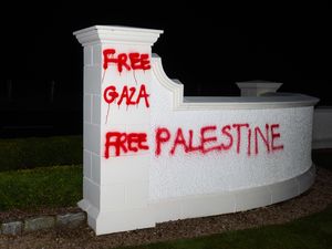 Pro-Gaza graffiti