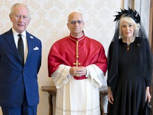 Supporting image for story: King and Queen arrive in Vatican City for meeting with Pope Leo XIV