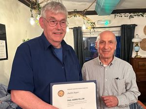 Supporting image for story: Rotary 'proud' to present prestigious award to member