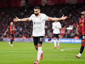 Supporting image for story: Mohamed Salah’s double helps Liverpool open up nine-point lead in title race