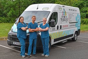 The mobile surgery is fully equipped