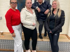 Mums at Meadow Road Youth and Venture Centre in Dudley are backing calls from young people at the centre for a council rethink on removing funding (l-r) Kelsey Hackett, Fay Cheadle, Claire Mills and Becky Appleton. Picture Martyn Smith/LDRS free for 