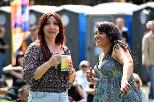 People enjoying Loopfest 2024 at the weekend