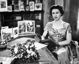 The Queen's first Christmas message to be televised was in 1957