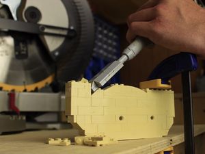 Supporting image for story: This clever stop motion animation brings Lego and woodwork to life