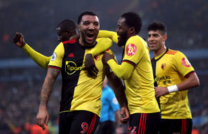 Watford's Troy Deeney celebrates