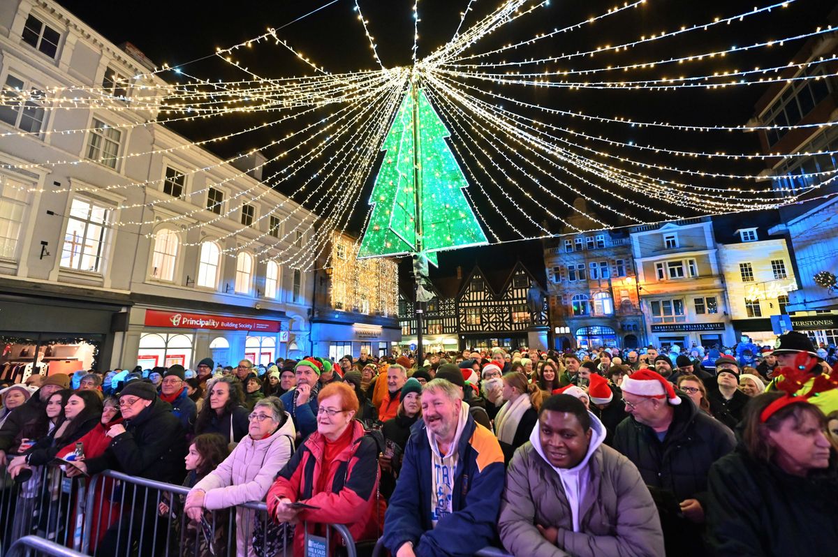 32 glowing pictures capture the magic of Christmas as Shrewsburys Carols in the Square returns