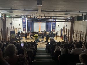 Supporting image for story: Music tour brings energy and excitement to school