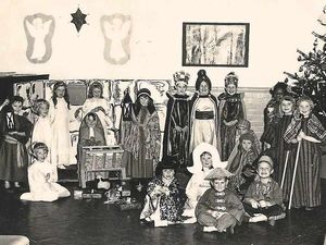 Supporting image for story: What, no Elvis? Nativity snaps of yesteryear have traditional focus
