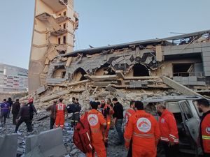 Supporting image for story: Explosions heard in Tehran as war with US and Israel enters a fifth day