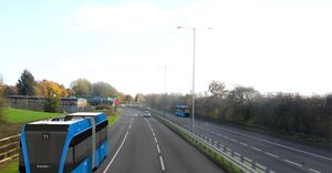 An artist's impression of what the sprint buses could look like on the A34