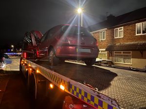 Supporting image for story: Car seized and two men arrested after reports of dangerous driving in Dudley