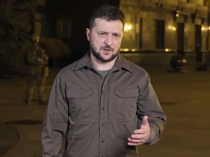 Supporting image for story: Ukrainian leader says country’s defence ‘at turning point’