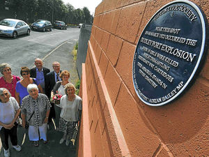 Supporting image for story: Needless loss of life marked with Tipton plaque