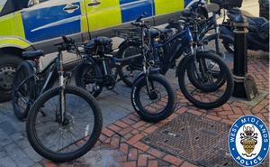 Dozens of illegally modified e-bikes have been taken off of the streets Birmingham