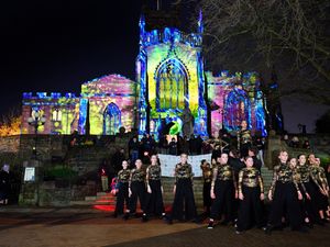 Supporting image for story: Wolverhampton lit up by stunning 3D projection and lantern parade as city celebrates arts and culture