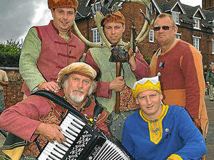 Supporting image for story: Crowds watch horn dance in Abbots Bromley