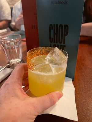 Pineapple Mezcalita cocktail at Blacklock chophouse restaurant coming to Birmingham soon