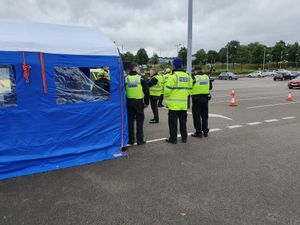 There were vehicle checks throughout the day. Photo: Brierley Hill Police