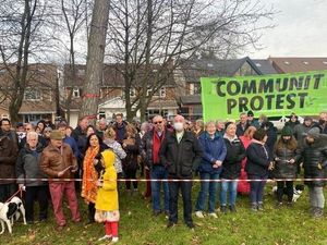 Supporting image for story: Angry residents stage 'save our trees' protest in Walsall