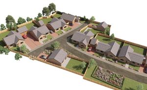 An Artist's impressions of how the site could look