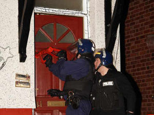 Supporting image for story: Two arrested in drugs raid