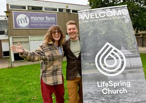 Dan and Laura Waldron, leaders at Walsall LifeSpring Church, which has branched out to Manor Farm Community Association, Rushall.