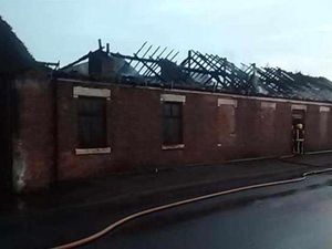 Supporting image for story: IN PICTURES: 35 firefighters tackle Wolverhampton factory blaze