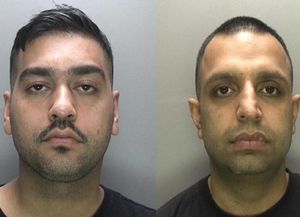 Wasim Hussain, left, and Nazrat Hussain, 