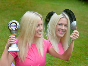 Lish Crutchley with her award