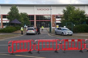 Moog was closed off after Palestine Martyrs for Justice members crashed a van through the gates in the early hours of the morning