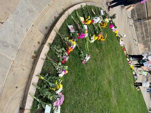 Tributes at Birmingham Cathedral