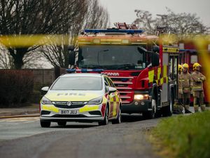 Supporting image for story: Fire crews called to major Shrewsbury 'A' road as van engulfed by flames