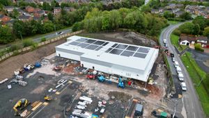 The new Lidl taking shape off the Old Park Roundabout in Telford. Photo: Tim Thursfield