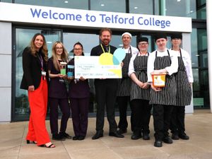 Supporting image for story: Telford College students deliver £1,000 boost to Severn Hospice
