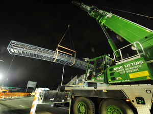 Supporting image for story: New £65k footbridge in West Bromwich is ready to open again