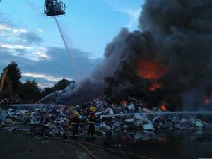 Supporting image for story: Smethwick blaze caused by friction