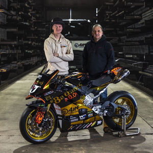 Storm Stacey (left) and Michael Rutter (right)
