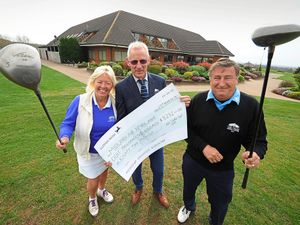 Supporting image for story: Captain putts £8k into charity coffers