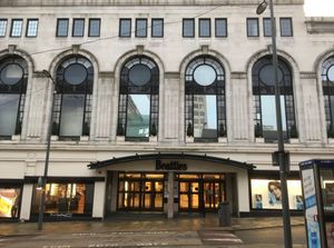 The front of the landmark Beatties building in Victoria Street, Wolverhampton