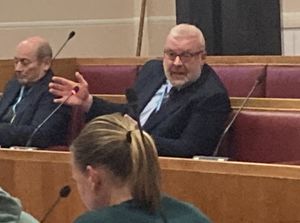 Cllr Damian Corfield told friends group members he was upset they felt undervalued by the council. Picture Martyn Smith/LDRS free for LDRS use